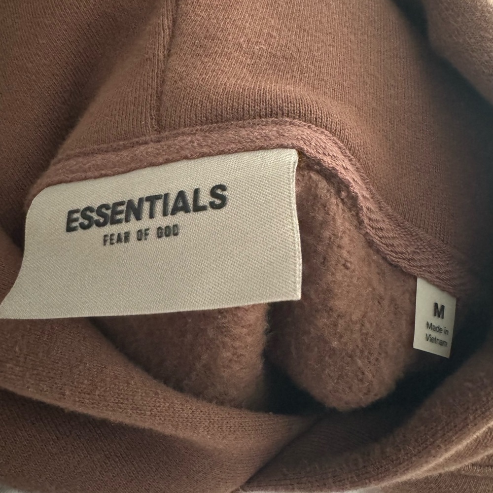 Fear of God Essentials Exclusive Brown Hoodie - Picture 4 of 4